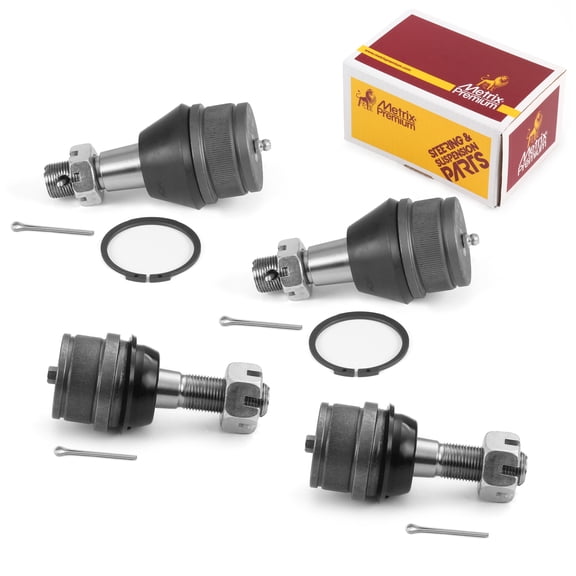 Metrix Premium Chassis Parts - 4 PC Front Upper & Front Lower Ball Joint Kit Fits 1995-1999 Dodge Ram 4000 (Mexico), 1994-1999 Dodge Ram 3500 RWD, Replacement K7269, K80026