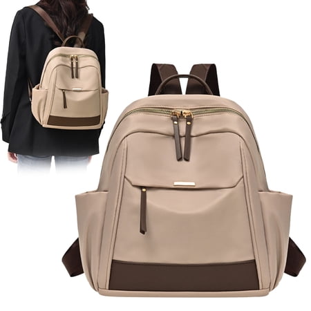 HonestMatter Convertible Backpack Purse Fashion Cloth Shoulder Bag Anti Theft Travel Handbag Large Internal Capacity Commute Trip Milk Tea