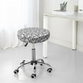 thumbnail image 7 of Kdxio Snake Print Stool Covers Round,Stretch Round Bar Stool Covers Washable Bar Stool Cushion Slipcover for 12-15 Inch Chair, 7 of 7