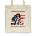 thumbnail image 2 of Republican English Springer Spaniel Making Woof Count Election 2024 Canvas Tote Bag Springers Dog Lover Gifts Reusable Shopping Grocery Bag - 01002, 2 of 5