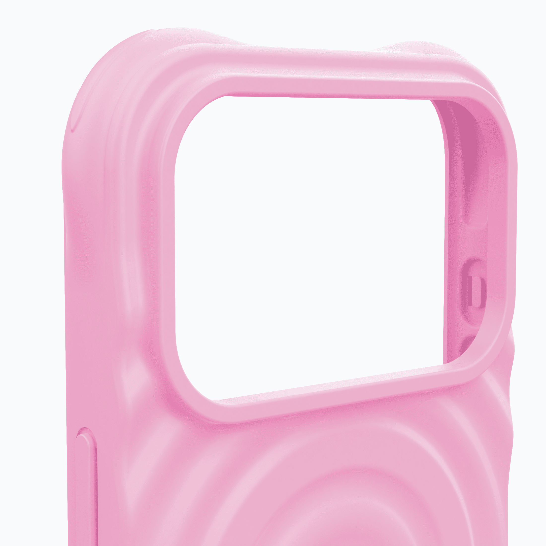 onn iPhone 17 Pro MagSafe Compatible Pink Bumper Case