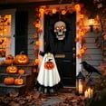 thumbnail image 6 of Outdoor Party Lawn Display Supply, Porch Goose Outfits Halloween for 26 Inch Porch Geese, Wizard Style Black Witch Hat, 23 Inch Porch Goose Outfits Compatible Sized Halloween, 6 of 8