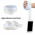 thumbnail image 7 of DFITO Seal Strip: 25/45 mm Silicone Door Weather Seal Bottom Strip, 200inch, 7 of 7