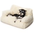 thumbnail image 1 of Pet Bed for Medium Small Cats and Dogs  Washable Puppy Sleeping Bed Cat Couch Pet Sofa Bed  Soft Calming Cat Sofa Beds for Indoor Cats -Slip Bottom (Grey), 1 of 8