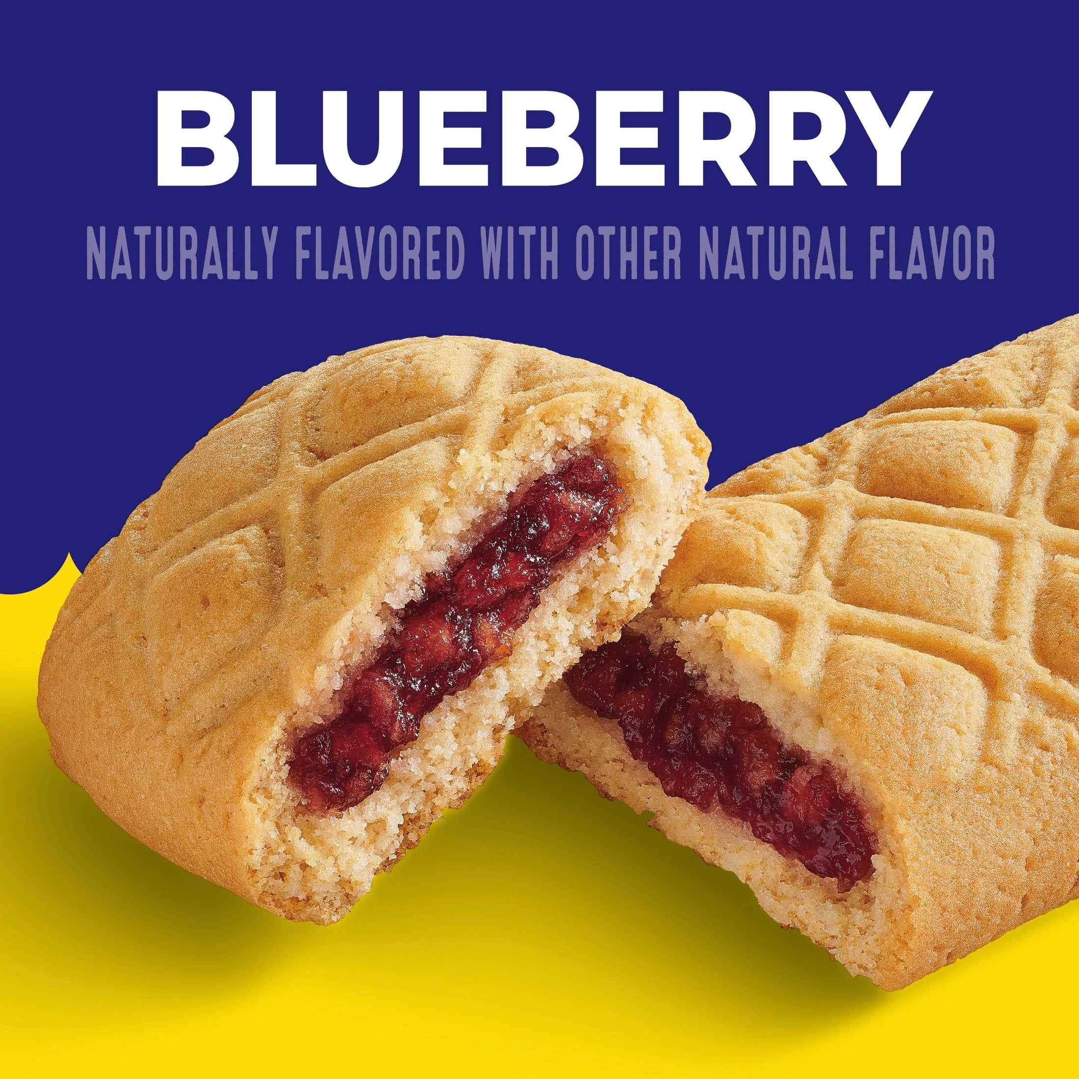 (4 pack) Mott's Soft Baked Apple Filled Bars, Blueberry Flavor Snacks, 5 Count, 6.55 oz