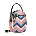thumbnail image 7 of FORMRS Crossbody Bag for Women Shoulder Cell Phone Purse with Zipper, White Geometric, 7 of 7