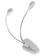 thumbnail image 2 of Lámpara de Lectura con Clip de Luz de Soporte de Música de 8 LED para Práctica de Música Accesorio de Viaje de Escenario Portátil - Blanco, se describe SM SunniMix Lámpara LED de pie, 2 of 8