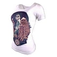 thumbnail image 6 of SECRET ARTIST by AFFLICTION Women's T-Shirt S/S SUGAR ANGEL Tee, 6 of 12