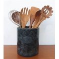 thumbnail image 2 of Marble Salt Cellar, Utensil Holder, for Kitchen (Black), 2 of 8