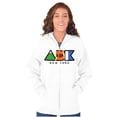 thumbnail image 4 of ADK Adirondack New York Hiking Unisex Fleece Graphic Zip Up Hoodie Brisco Brands 5X, 4 of 5