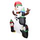 thumbnail image 1 of Monstrate Muñeco de nieve inflable de Navidad, decoración de soplado colorida, bomba de aire de Navidad alta, regalos iluminados, al aire Kits de decoración para fiestas Enchufe de la UE, 1 of 6