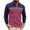 ZA-Wine, variant on Hvyesh Mens Color Block Golf Shirts Casual Long Sleeve T Shirt Regular Fit Sport Shirts Work Tops