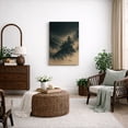 thumbnail image 5 of Canvas Print Moody Mountain Forest Wall Art Dark Atmospheric Nature Landscape Decorative for Living Room Bedroom - 32"x48", 5 of 8