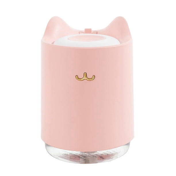 Humidificador de 320 ml Sunnimix Humidificadores de niebla fría silenciosos con luz nocturna Mini humidificador de aire USB