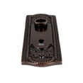 thumbnail image 6 of Renovators Supply Door Back Plate Brass 7 1/4" Escutcheon Cover Ornate Doorplate in Oil Rubbed Bronze Finish w/Keyhole, 6 of 7