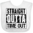 thumbnail image 3 of Inktastic Straight Outta Time out Boys or Girls Baby Bib, 3 of 4