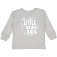 thumbnail image 3 of Inktastic Little Surf Dude with Surfboard Boys Long Sleeve Toddler T-Shirt, 3 of 5