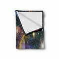 thumbnail image 2 of Space Soft Flannel Fleece Throw Blanket, Futuristic Abstract Interpretation of the Stars Planets Astronomy Theme, Cozy Plush for Indoor and Outdoor Use, 60" x 80", Multicolor, by Ambesonne, 2 of 6