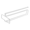 thumbnail image 1 of Innerwin Shelf Hanger Wine Glass Rack Creative Stand Free Punch Organizer Stemware Storage Single row of red wine glass racks-white none, 1 of 6