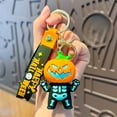 thumbnail image 4 of YingYouFu in The Dark Halloween Keychain - Luminous Pumpkin Pendant for Backpack Keys Gift, Durables Rubber Alloy Accessory, Funs Party Decor, Multicolor-B, 4 of 6