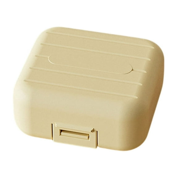 7-Compartment Daily Organizer, Portable Moisture-Proof Case, Vitamin Fish Oil Container, Travel Pill Box, Plastic Pill Organizer, Small Item Storage Case, Moisture-Proof Pill Container, Pill Box