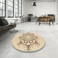 thumbnail image 4 of Ahgly Company Tapis d'Intérieur Lavables en Machine pour Rectangles de Transition Peru Brun, 2' x 4', 4 of 7