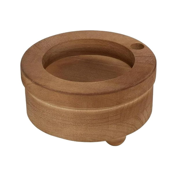 Portavasos de madera, organizador de tazas, dispensador de tazas, estante de almacenamiento para bar, hogar y baño. sin marcador