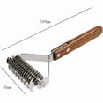 thumbnail image 4 of Coat King Pet Undercoat Rake Dog Dematting Comb Pet Grooming Brush Tool Deshedding 17+9 Double Sided Teeth Undercoat Rake (DUAL), 4 of 5