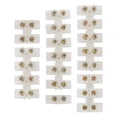 thumbnail image 2 of Terminales De Tornillo, Bloques De Terminales 60 Piezas Confiabilidad De Seguridad Para Lámparas Para Electromecánica Para Mecánica Para Control Eléctrico OTVIAP Terminal Connector, 2 of 8