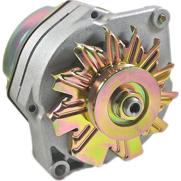 New 24 Volt 65 Amp Alternator Fits Delco Single-Wire Style Marine