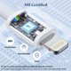 thumbnail image 3 of Cable USB-C a Lightning RCTech, paquete de 3, 1,8 m, carga rápida, 3 of 7