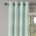 thumbnail image 2 of Ambesonne Victorian Grommet Curtain, Baroque Foliage Motifs, 50" x 120", Almond Green and White, 2 of 6