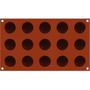 Silikomart SF378 MAURESQUE Silicone Baking & Freezing Mold, 0.6 oz., 15 Cavities