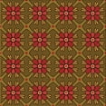 thumbnail image 1 of Ahgly Company Tapis d'Intérieur Lavable en Machine Carré Rouge Safran, 7 Pieds Carré, 1 of 7