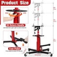 thumbnail image 4 of Kojooin 1100 LBS Transmission Jack, 34"-68" Lifting Range, 4 of 6