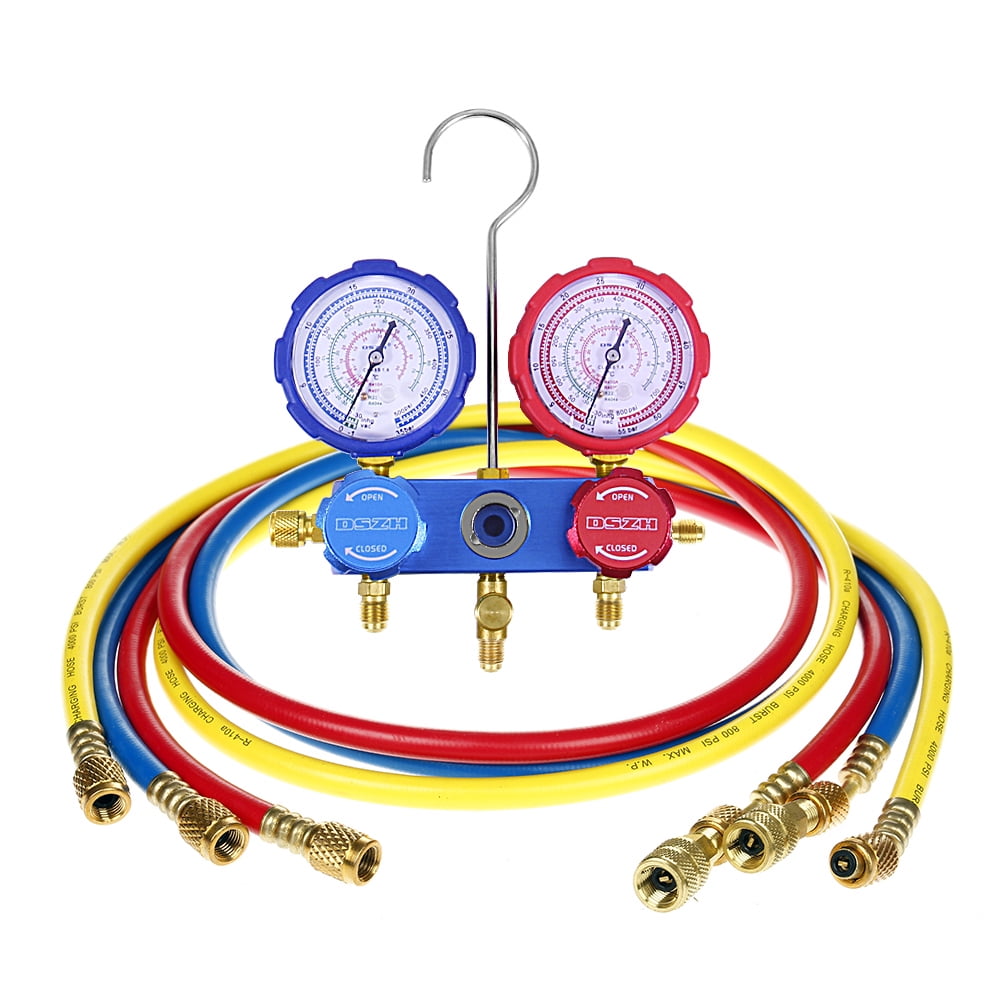 Manifold Gauges Set Fits R410a R22 R404a R134a 8004000psi AC Repair