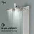thumbnail image 4 of VIGO Sutton 58 in. H x 5 in. W 4-Jet Shower Panel System with Adjustable Square Head and Hand Shower Wand in Stainless Steel, 4 of 12