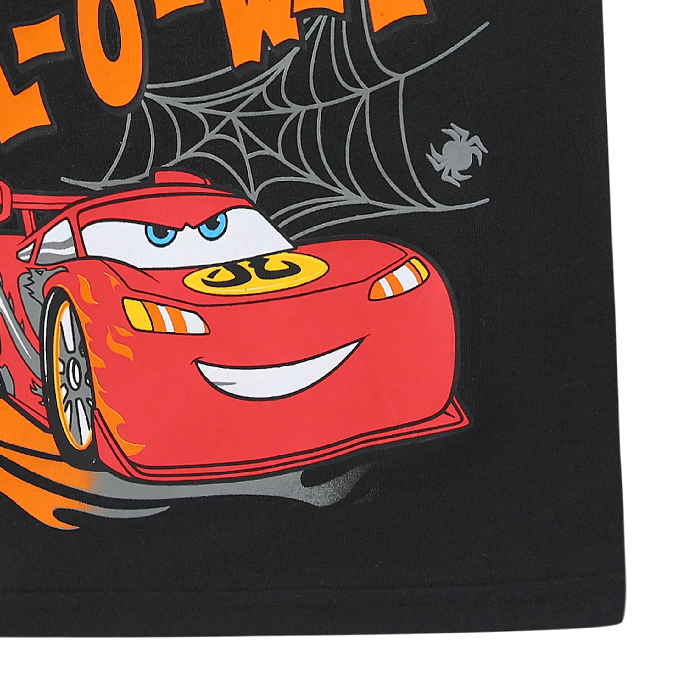Disney Cars Lightning McQueen Short Sleeve Halloween T-Shirt (Boys), Sizes 2T-7