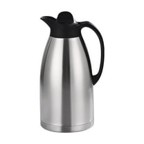 deevoka Stainless Steel Thermal Coffee Carafe Teapot Jug for Hot Liquids Juice Party 3L