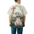 thumbnail image 5 of Easter Egg Saint Bernard Bunny Ear Welcome Spring Truck Hawaiian Shirt Breathable Summer Unisex Merch St Dog Lover - 12002, 5 of 6
