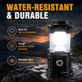 thumbnail image 5 of BEEPRINCESS 4 Pack LED Camping Lantern, Solar and Rechargeable Lantern Flashlight Collapsible and Portable Light for Camp/Hiking/Emergency/Hurricanes/Storm, 5 of 9