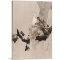 thumbnail image 1 of ARTCANVAS Pigeons In a Tree Canvas Art Print by Watanabe Seitei - Size: 26" x 18" (0.75" Deep), 1 of 9