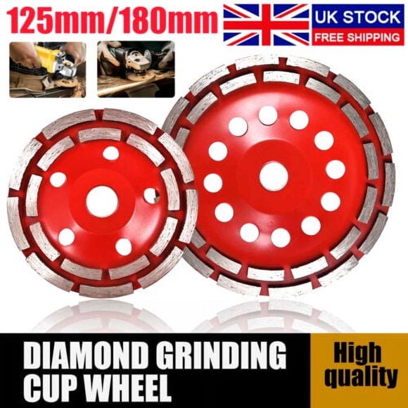 Professional Diamond Grinding Cup Wheel, Turbo Row Diamond, Industrial Standard Quality for Concrete Tools, Rapid Grinding Capability on Various Materials