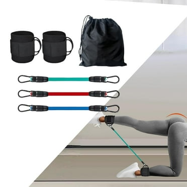 kesoto Ankle Resistance Bands with Cuffs Fitness Equipment for Women Men Ankle Bands for Working Out Leg Butt Training Kickbacks Hip