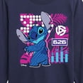 thumbnail image 3 of Disney - Lilo & Stitch - Stitch Grid - Toddler & Youth Long Sleeve Graphic T-Shirt, 3 of 5