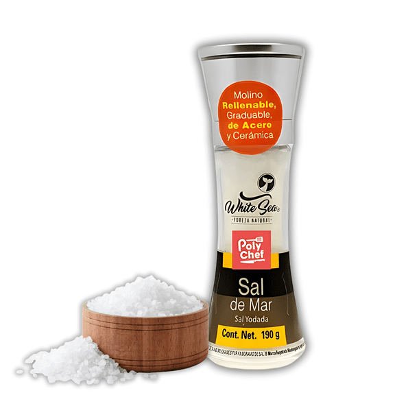 WHITE SEA SAL DE MAR MOLINO GOURMET 190G