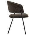 thumbnail image 6 of Side Dining Chair, Set of 2, Black, Fabric, Bar Pub Cafe Bistro Dining Kitchen Hospitality Restaurant, Modern Contemporary, HB37469, 6 of 10