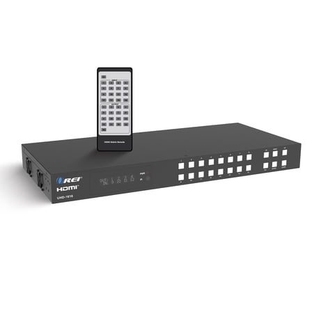 OREI 16x16 HDMI Matrix Switch 4K@60Hz with Audio Extraction (UHD-1616)
