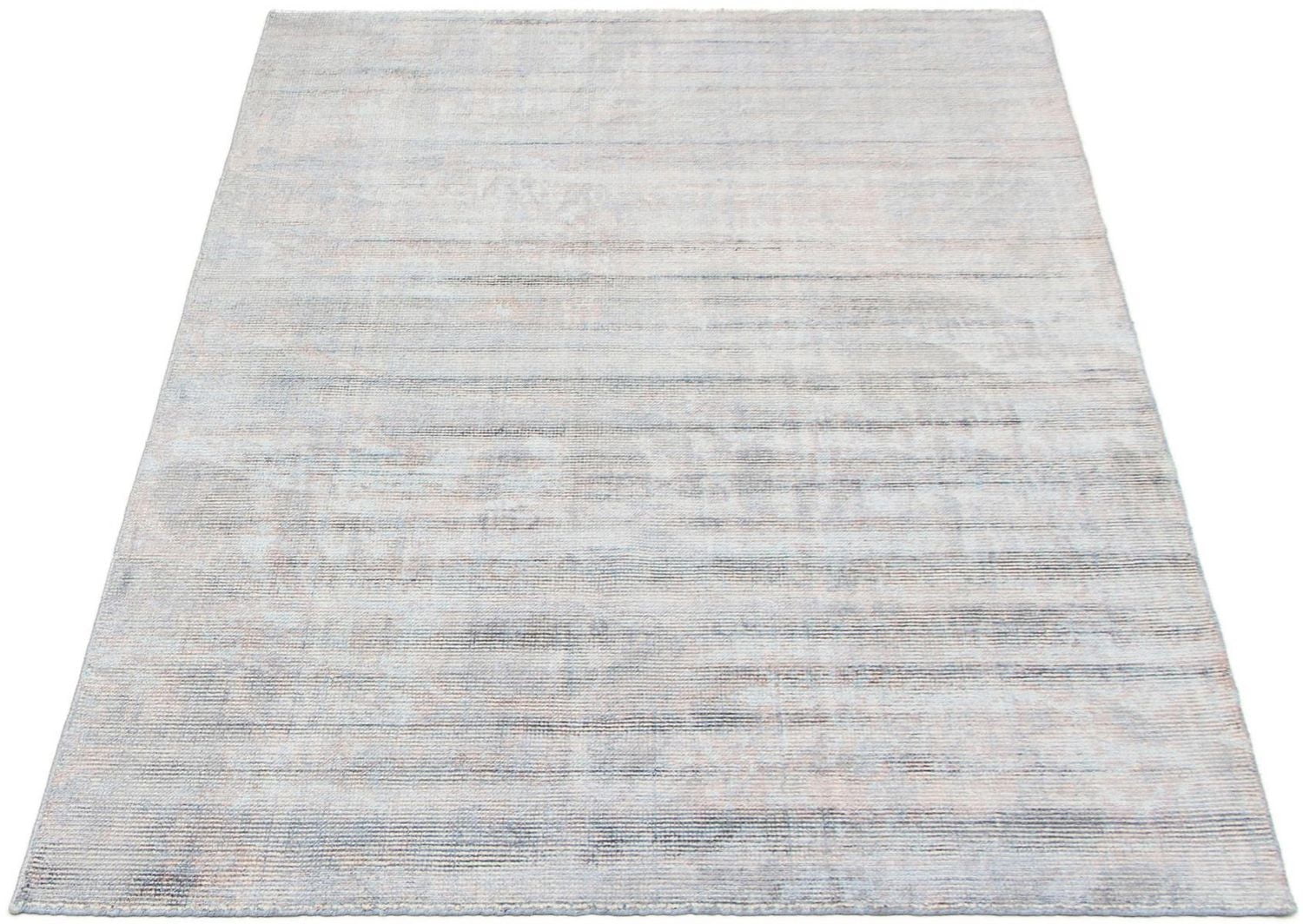 ECARPETGALLERY 5'0" x 7'8"  Transitional Galleria Hand Loomed Area Rug for Living Room, Dining Room and Bedroom in Blue