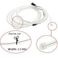 thumbnail image 6 of Yellow 2m LED Car Interior Decorative Atmosphere Wire Strip Light Accessories, 6 of 8